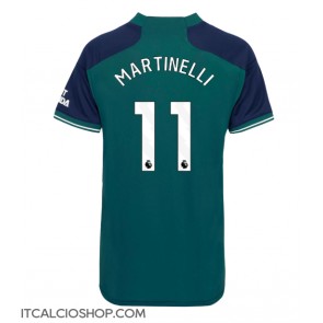 Arsenal Gabriel Martinelli #11 Terza Maglia Femmina 2023-24 Manica Corta